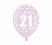 Balony LATEKSOWE na 21 URODZINY 6 szt PROMOCJA k5