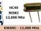 Kwarc 12,000 MHz HC49 / U70 _____ 5 sztuk