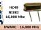 Kwarc 16,000 MHz HC49 / U70 _____ 5 sztuk