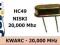 Kwarc 20,000 MHz HC49 / U70 _____ 5 sztuk