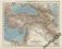 TURCJA IRAK KAUKAZ SYRIA CYPR. Mapa z 1898 roku