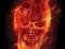 FLAMING SKULL - rewelacyjny plakat 61x92cm !