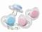 Smoczki uspok. C-Air Tommee Tippee smoczek 0-3m