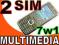 Multimedialny telefon 2 SIM aktywne TV MP3 MP4 PL