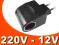 PRZEJŚCIÓWKA ADAPTER SIECIOWY 220V NA 12V