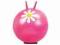 Różowa piłka do skakania skoczek z uchwytami c643