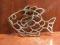 Ażurowa , mosiężna RYBA - podstawka podkładka