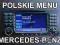 POLSKIE MENU MERCEDES ML R GL CLS E NAWIGACJA