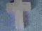 Krzyżyk Krzyż Kwarc Różowy 2212a