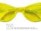 ŻÓŁTE NEON Kocie OKULARY * Okulary KOT