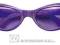 FIOLETOWE NEON Kocie OKULARY * Okulary KOT