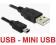 Kabel USB wtyk - Mini USB wtyk NOKIA CANON - 1,5m