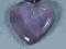 Serduszko Serce Ametyst          2412b