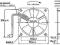Wentylator 55x55x10 12V SUNON / 9938