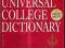 WEBSTER'S UNIVERSAL COLLEGE DICTIONARY ~