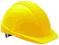hełm ochronny, kask bhp, wersja monterska żółty