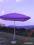 Parasol ogrodowy barowy piwny 220cm x 220cm