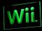 Reklama Neon Nintendo Wii szyld prezenter BAR led