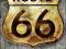ROUTE 66 - GOLDEN SIGN - super plakat 61x92cm