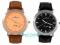 Modny męski zegarek - 2 wzory + pudełko