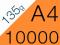 ULOTKI A4 10000 szt kreda mat 135g w 3 dni