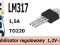Stabilizator LM317 TO220 1,5A 1,2-37V