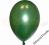 BALONY GUMOWE - ZIELONY METALIK 10" 100 SZTU