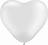 Balony Gumowe QL Serce Perłowy METALIK - 5 szt