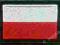 NASZYWKI-SPINAKE FLAG PATCH Naszywka Flaga Polska