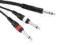 Kabel 1 x Jack stereo /2 x Jack mono 3m KP6PPM12Y