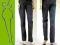 SPODNIE CIĄŻOWE JEANS  denim -GRANAT   roz. 46