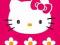 Hello Kitty magenta plakat 61x91.5 cm