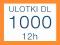 ULOTKI DL 1000 szt dwustronne w 12 godzin