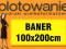 BANER 100x200 REKLAMA baner banner druk W-wa