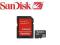 SanDisk MicroSDHC 8 GB + ADAPTER SD