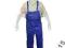 SPODNIE ROBOCZE OGRODNICZKI NIEBIESKIE 188/82-86