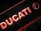 Reklama Neon DUCATI szyld prezeter