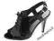 NINE WEST CZARNE GLADIATORKI ROZM;38.5 SKORA