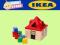 MULA IKEA zabawka układanka DOMEK do sortowania