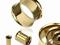 Pozłacane Tunele Plugi plug tunel Gold Plated 10mm