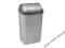 KOSZ NA ŚMIECI 10 L - ROLL TOP -  SREBRNY