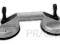 05312 ALUMINIOWY UCHWYT DO SZYB PRZYSSAWKA 2x115mm