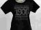 T-shirt Wisła 1906 czarny damski L