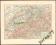 SZWAJCARIA oryginalna mapa z 1897 roku