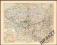 BELGIA oryginalna mapa z 1897 roku