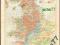 ANGLIA, WALIA mapa GEOLOGICZNA z 1897 roku