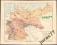 NIEMCY - GĘSTOŚĆ ZALUDNIENIA stara mapa z1897 roku