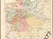 NIEMCY W LATACH 1815-1866 stara mapa z 1897 roku