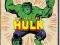 Hulk retro metalowy plakat tablica szyld komiks