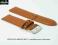 pasek do zegarka 22 mm DILOY 702.22.3 BRĄZOWY